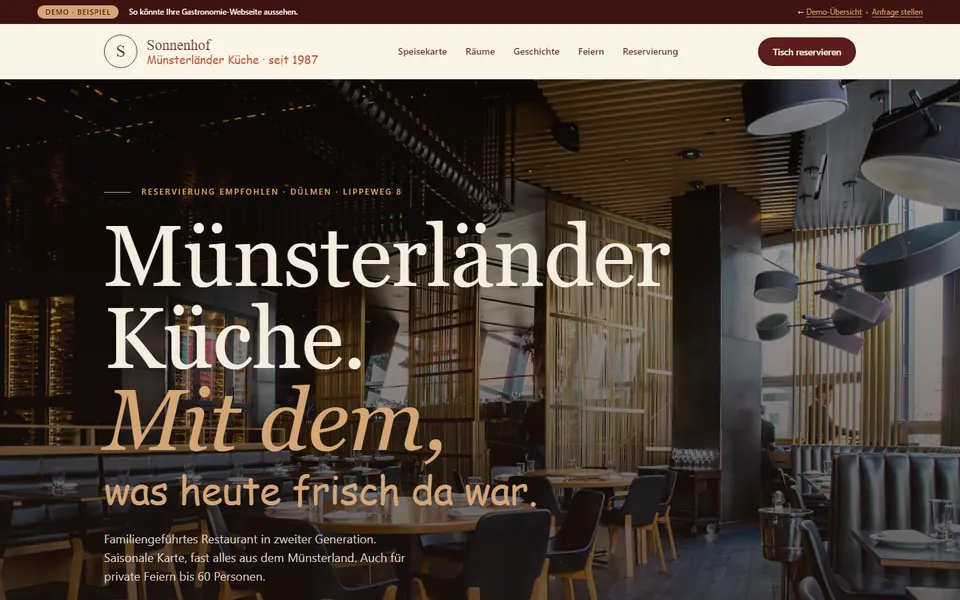 Vorschau: Gastronomie-Demo